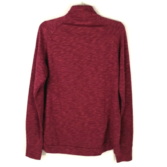 Avalanche Rouge Red Loma Snap Long Sleeve Pullover Knit Jacket Womens Large - Picture 2 of 15